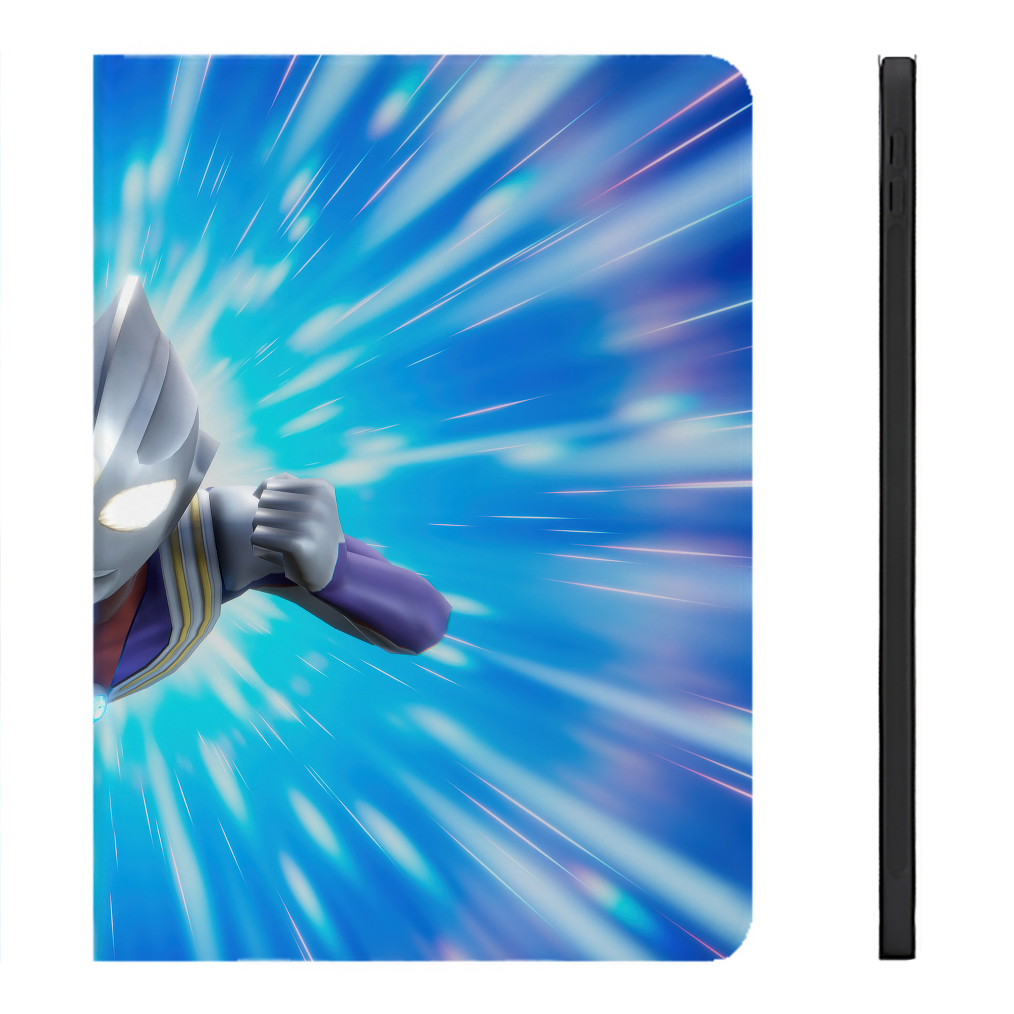 （画像用） ウルトラマン Ultraman IPadケース ペンホルダー付き ブックスタイルデザイン